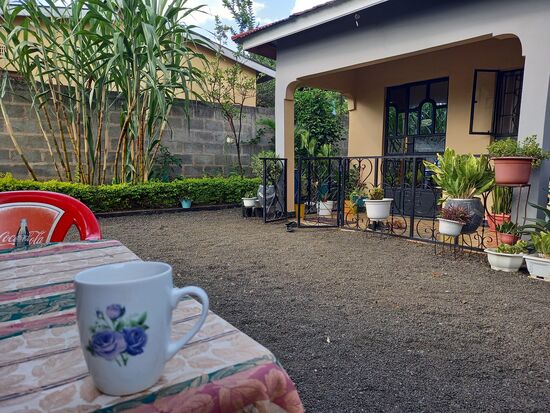 Am späten Nachmittag bin ich wieder im Homestay, mein Zuhause auf Zeit.