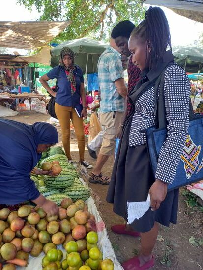 Dann noch Mangos und Melonen.