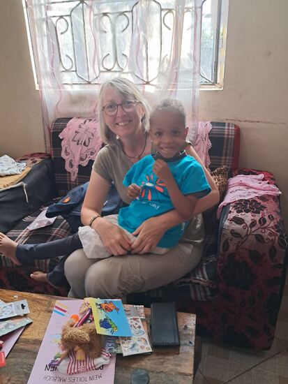 Auch Doris ist total glücklich.