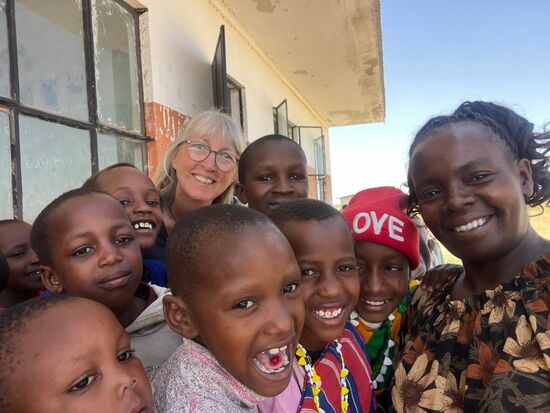 Ehe wir uns verabschieden, machen wir noch ein paar Fotos.