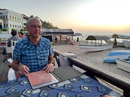 Ein Restaurant direkt am Hafen.