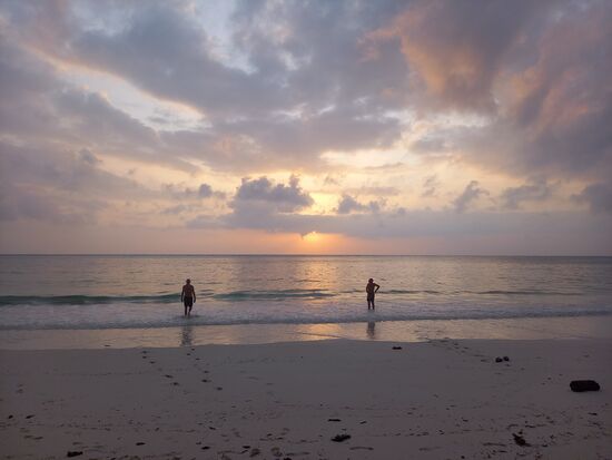 Ein weiterer stimmungsvoller Sonnenaufgang.