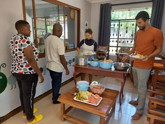 Das Buffet ist eröffnet