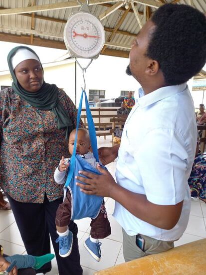 Elisabeth ist etwas zu leicht, aber in einem unbedenklichen Rahmen.