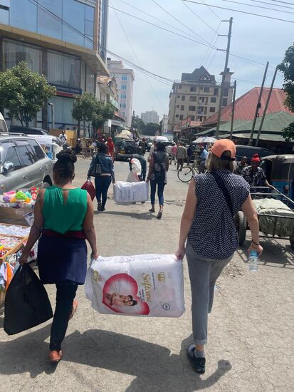 Alles wird zu unserer Sammelstelle gebracht.