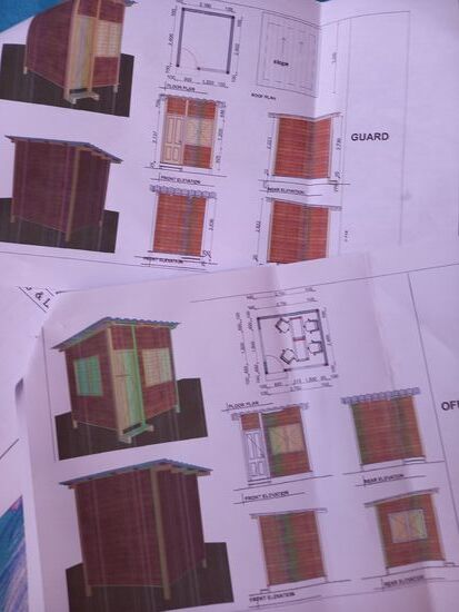 Demnächst soll der Wachmann eine Hütte und Nuru ein Büro bekommen  