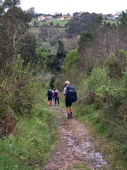 Vor uns liegt unser Tagesziel, der Ort Codavedo.