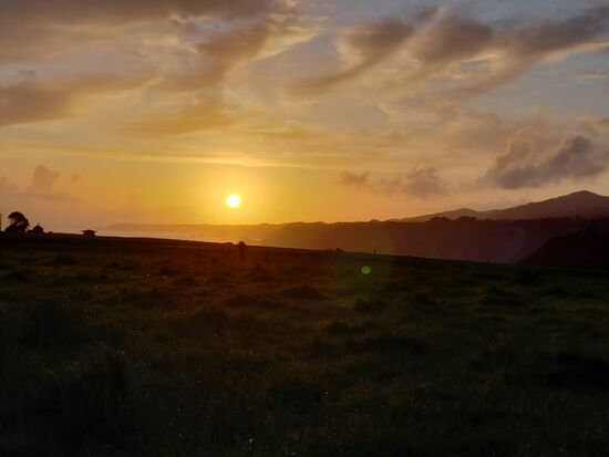 So schön startet unser Pilgertag ...