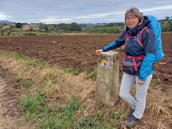 Natürlich gibt es auch heute ein Foto mit Muschel.