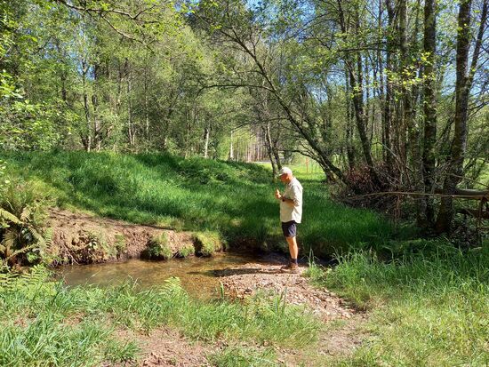 Trotz Kuchen, nutzen wir dieses Plätzchen für ein Picknick.