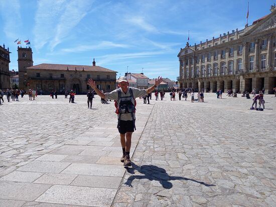 Wir sind angekommen- auf dem Platz der riesigen Kathedrale.