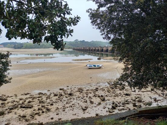 Die  Brücke haben wir überquert
