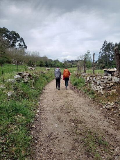 Heute haben wir einige andere Pilger gesehen.