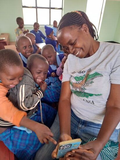 Auch Nancy macht es immer wieder sichtlich Freude.
