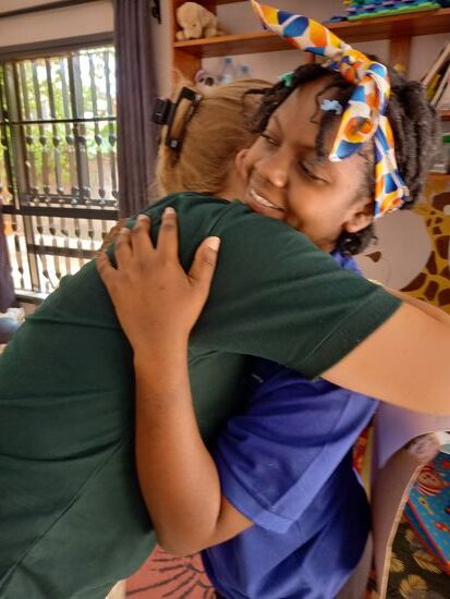 Es gab viele Umarmungen