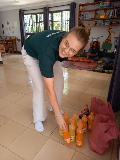 Eine Flasche Soda für jeden.