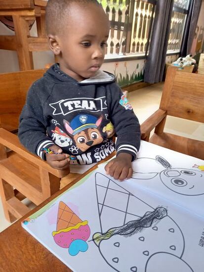 Ich male heute u.a. mit Hagai und Agray.