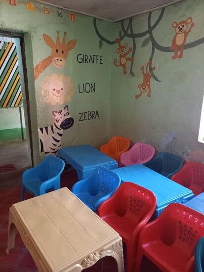 Ein Blick in die Klassenräume der Kindertagesstätte.