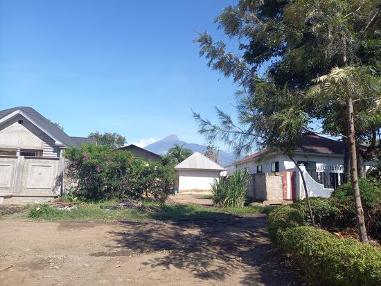 Heute morgen zeigt sich der Mount Meru von seiner schönsten Seite  