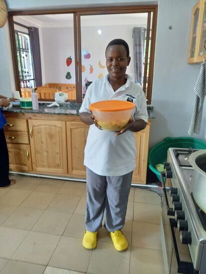 Leah und Safi hatten ein leckeres Essen bereitet.