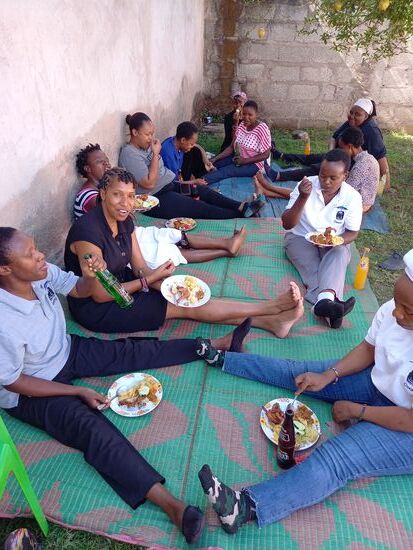 Es war schön nochmals alle beisammen zu haben.