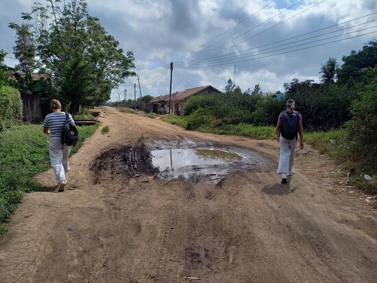 Gegen 9Uhr machen wir uns auf den Weg.
