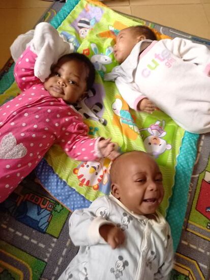 Während wir die einen füttern liegen uns die anderen zu unseren Füßen und hoffen auf Zuwendung.