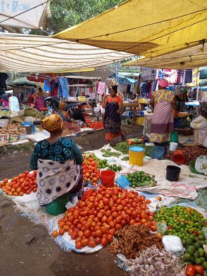 Die Auswahl an Obst und Gemüse ist riesengroß.