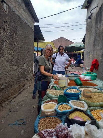 Hier besorgen wir die Zutaten für Porridge.