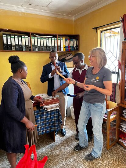 Dennoch die Flöten werden sofort ausprobiert 