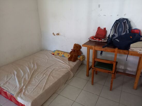 Ein Schlafraum für die Kinder.