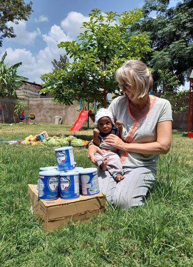 Der heutige Einkauf und das Baby Milchpulver wurde von altedinge aus Wasbüttel gespendet. Daher geht ein dickes Dankeschön in meine Heimat!