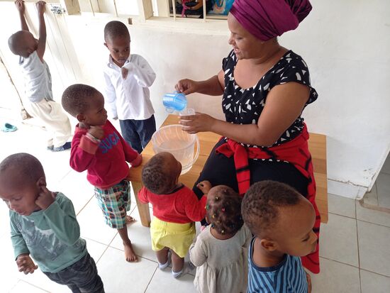 Dann gibt's erstmal was zu trinken