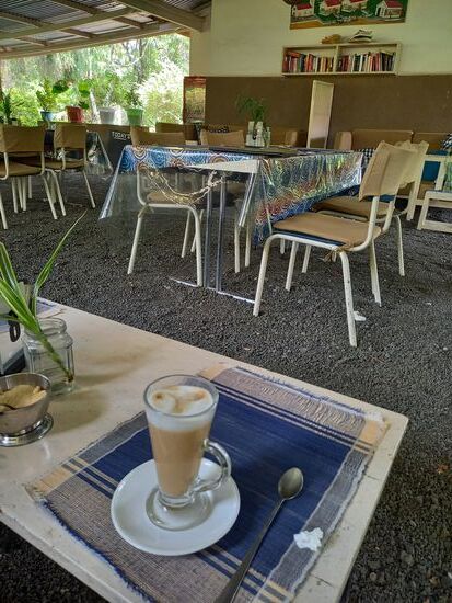 Hier im Tanz Hands gönnen wir uns eine Pause  