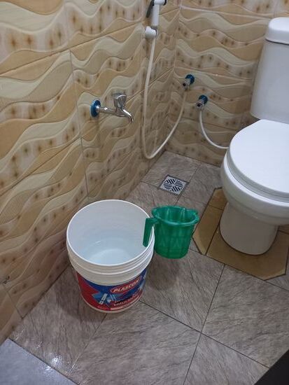 Die afrikanische Dusche  