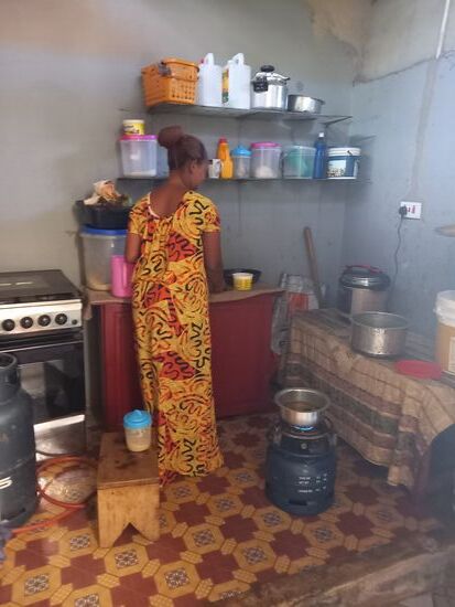 Ein Blick in die Küche