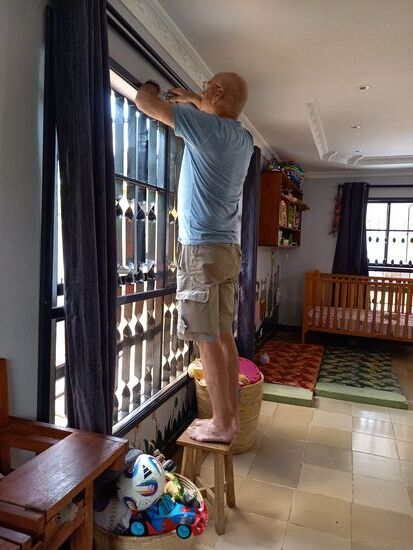 Die Moskitonetze hatte ich bereits auf der To Do Liste.