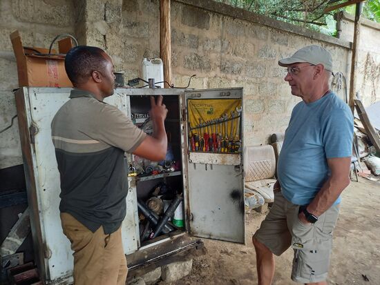 Es wird gefachsimpelt...