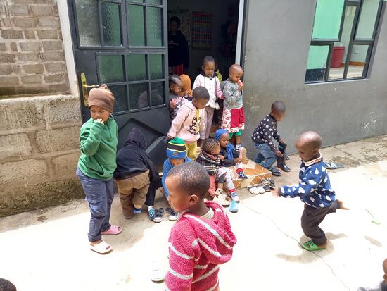 Dann geht es raus zum Spielen