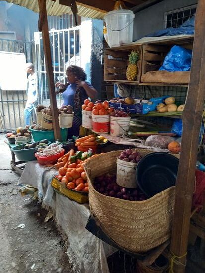 Das Angebot am Stand nebenan.