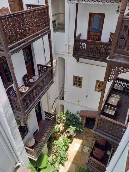 Blick von unserem Balkon.