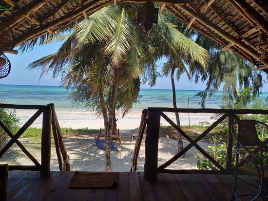 Blick aus unserem Zimmer