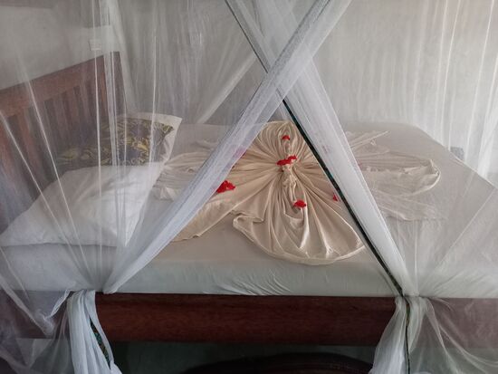 Es gibt jeden Tag Raumservice und so schön sieht es danach aus.