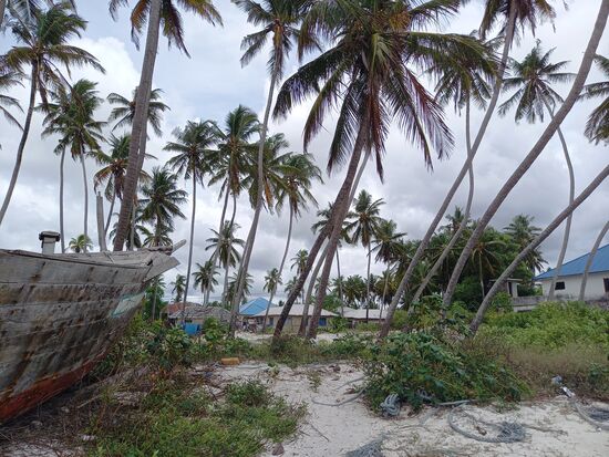 Hier leben die Einheimischen in ihren einfachen Häusern.