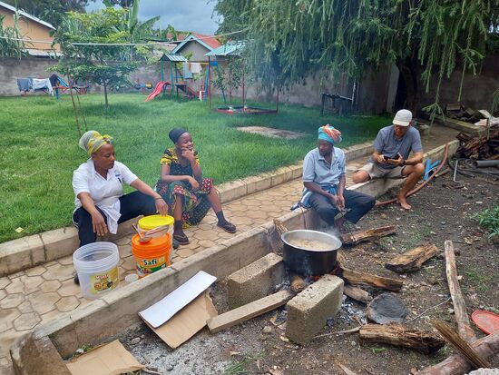 Alles ganz rustikal.