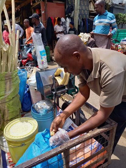 Dann wird Ingwer und Lemon zugefügt.