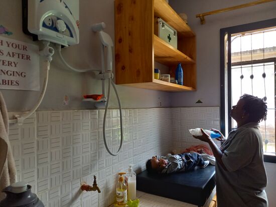 Nun ist stets genug Wasser im Haus vorhanden und auch der Durchlauferhitzer funktioniert wieder.