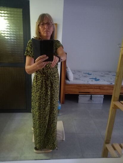 Das ist übrigens das neue Kleid.