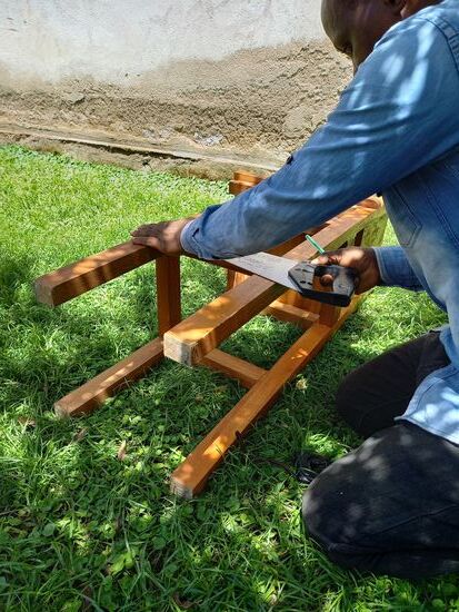 Die Arbeit wird gleich vor Ort erledigt.