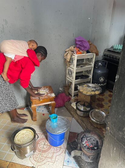 Cia bereitet Chapati